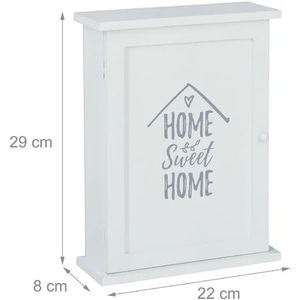 Cổ bằng gỗ Key Organizer Tủ treo tường trang trí Key Box với trang trí nội thất mail & Key lưu trữ treo tường Key chủ - Product Image 2