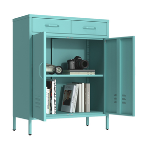 Armoire en acier multifonctionnelle, armoire de cuisine blanche, organisateur de rangement, tiroirs personnalisés modernes et écologiques - Product Image 6