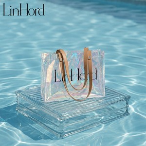 <span class=keywords><strong>Bolsa</strong></span> de Mano al por Mayor, Elegante, Holográfica, de PVC con Asas de Cuero PU, Logotipo Personalizado, Iridiscente, Transparente, para <span class=keywords><strong>la</strong></span> Playa o Compras, para Mujer - Product Image 2