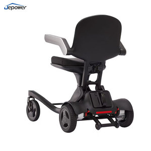 Arbon Fibra Marco ligero 21kg Peso neto Manual Plegable Diseño compacto Capacidad de carga Silla de ruedas eléctrica plegable portátil - Product Image 4