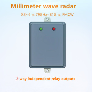 Radar de prévention des collisions pour véhicules d'ingénierie 6m 80GHz FMCW Multi-niveaux Détection précoce Sorties relais indépendantes bidirectionnelles Millimètre - Product Image 2