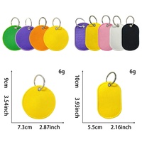 Maßgefertigtes Hochwertiges Besticktes Kinder-Namensschild Gewebter Schlüsselanhänger Dekoration Schlüsselringe Anime Jet Tag Stickerei Schlüsselkette für Taschen