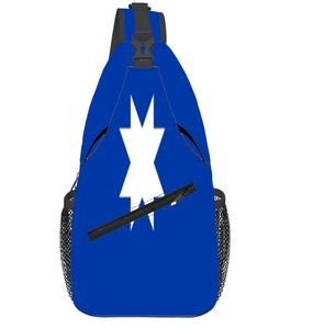 Bolso Bandolera de la Nación Mapuche con Logotipo Personalizado, Bolso Bandolera Cruzado de Pecho, Mochila de Viaje, Bolso de Pecho - Product Image 1
