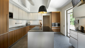 Gran contemporáneo <span class=keywords><strong>en</strong></span> forma de L Plan de PVC gabinetes de cocina de laca - Product Image 3