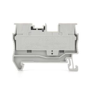 Pt2.5 khối thiết bị đầu cuối mùa xuân nạp công cụ miễn phí cài đặt cho 2.5mm ² dây nhựa công nghiệp PC Plug-in Din Rail - Product Image 3