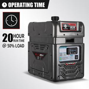 Generador Portátil de Gasolina de 2000w y 24V con Control Remoto, Generador de Estacionamiento Automático de 14L - Product Image 2