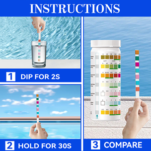 <span class=keywords><strong>Test</strong></span> rapide et précis 7-en-1 pour piscines et spas : 50 tests de chlore libre, pH, dureté, <span class=keywords><strong>acide</strong></span> <span class=keywords><strong>cyanurique</strong></span> et brome - Product Image 6