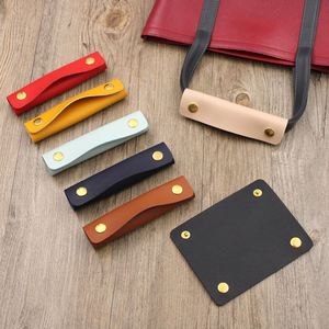 Custompu Leather Fashion Durable Luggage Grip Protector Soft Handbag Handle <b>Wrap</b> Tote Purse Wallet Protectors Covers - Product Image 2