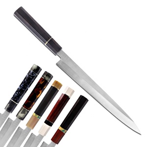 Bassins en bois d'ébène à lame en acier inoxydable, pour découper le couteau De Cuisine, Sashimi, manche couteau De Chef à poisson - Product Image 1