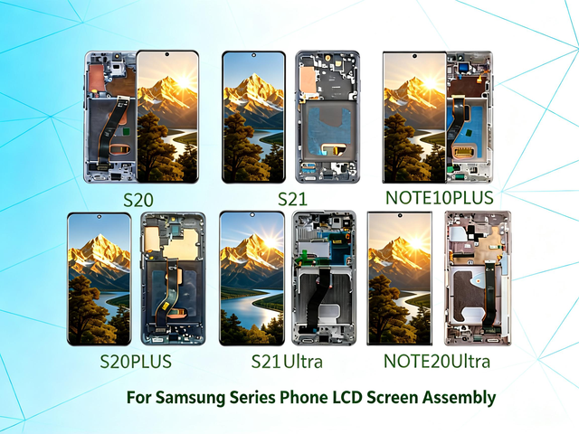 For for Phone OLED/TFT LCD Replacement Screen Display Assembly for S8-S23 Models 6.6" Screen 1 Year Warranty