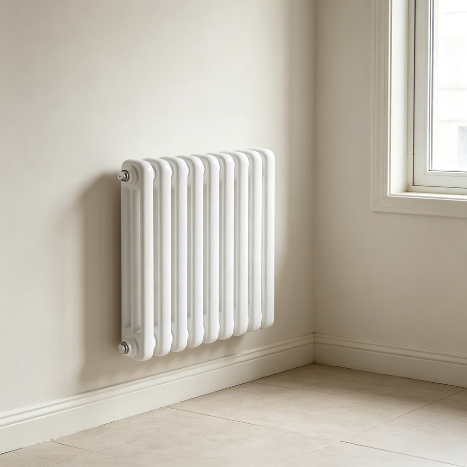STEEL THREE COLUMN RADIATOR WALL MOUNTED WATER HEATING HEATER for ...