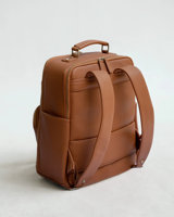 Sac à dos pour appareil photo numérique SLR en cuir végétalien/PU vintage portable de luxe personnalisé, grande capacité, imperméable