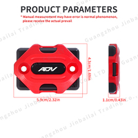 Pièces détachées de moto pour ADV150 ADV160 ADV350 Accessoires de mise à niveau en aluminium Leviers de frein hydrauliques Couvercle de pompe