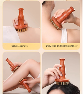 <span class=keywords><strong>Meilleur</strong></span> matériel de désintoxication 29 pièces brosse en laiton manche en bois <span class=keywords><strong>appareil</strong></span> de Massage de Drainage lymphatique du corps entier - Product Image 4