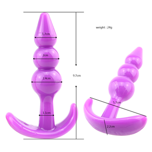 Estimulador <span class=keywords><strong>Anal</strong></span> largo de silicona con tres cuentas para hombres y mujeres y tapón <span class=keywords><strong>Anal</strong></span> Gay <span class=keywords><strong>Tapon</strong></span> <span class=keywords><strong>Anal</strong></span> - Product Image 6