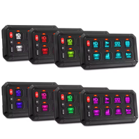 Panneau de commande tactile personnalisable 12V 24V pour voiture, 8 à 12 interrupteurs avec boîtier de contrôle de circuit pour éclairage tout-terrain