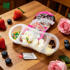 Wholesale Customized Private Label HALAL Certified Multi-Colored <strong>Sweet</strong> Marshmallow Dipped Chocolate Sauce Popping Candy Box - Product Image 3