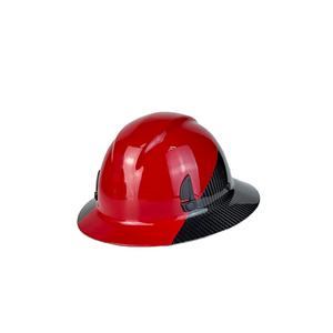 タイプ1 クラスC ANSI/ISEA Z89.1-2014規格 炭素繊維製 工業用ヘルメット 安全ヘルメット - Product Image 1