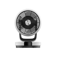 Dernier modèle Ventilateur de table intelligent en plastique numérique de 10 pouces avec oscillation 3D et télécommande Ventilateur de refroidissement de l'air portable pour la maison