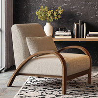 Chaise de canapé simple minimaliste nordique Vintage pour salon balcon réception réunion et loisirs ensemble en métal à un siège