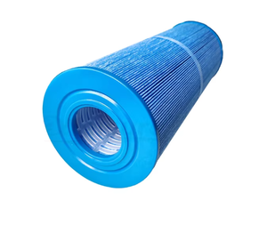 Cartouche filtrante cylindrique CD20 <span class=keywords><strong>de</strong></span> haute qualité <span class=keywords><strong>pour</strong></span> <span class=keywords><strong>piscine</strong></span> et spa, média <span class=keywords><strong>de</strong></span> filtration antibactérien <span class=keywords><strong>pour</strong></span> bain à remous, bouchons bleus, 50 pieds carrés - Product Image 1