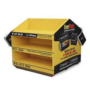 Présentoirs de sol en carton écologique personnalisés, présentoirs PDQ, présentoirs de palettes, présentoirs de palettes complètes pour supermarchés, commerces de détail et clubs - Product Image 4