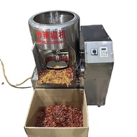 Équipement commercial de torréfaction de piments, machine à torréfier au gaz, électrique et à bois pour épices séchées, arachides et sésame