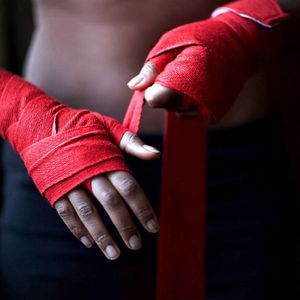 2 Rouleaux/Ensemble Bandages de Boxe en Coton 1,5M/2,5M/3M/5M, Sangles de Sport pour Sanda, Kick Boxing, MMA, Bandages de Main, Ceintures de Boxe, Bandages Sportifs - Product Image 3