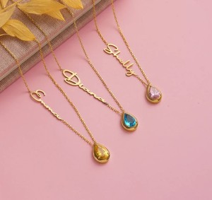 Collar de Alejandrita Hecho a Mano, Regalos de Aniversario para Esposa, Regalo del Día de la Madre para Ella, Collar de Acero Inoxidable 316l - Product Image 1