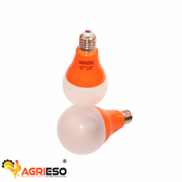 Ampoules à variateur d'intensité Agrieso AGL01 Orange/Blanc E27 avec contrôleur IoT 220V/380V 7W Neuves pour poulailler