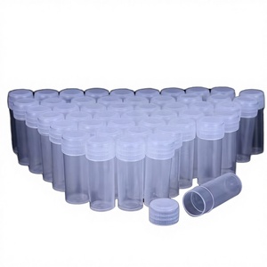 5ml PP <b>Plastic</b> Screw Cap Sample Jar 5g <b>Small</b> Makeup Tools Liquid Powder Storage Container Packing <b>Bottles</b> Screen Printed - Product Image 2