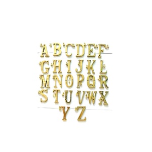 Lettres en laiton massif de qualité supérieure avec finition lisse pour enseignes commerciales, décoration murale et marquage de façade de magasin - Product Image 1