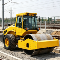 Compacteur routier compact de 12 tonnes, équipement de construction routière de fabricants chinois, machine vibrante