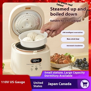 220V 1-5 Person Digital Multifunctional Mini Rice Cooker 5L Plastic Housing Non-Stick Coating for Household Small Multi-purpose - Product Image 3