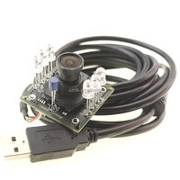 Module de caméra USB 2MP GC2093 avec MIC H264 H265 UVC WDR IR-LED 2.8mm 135 °   Pour la vision industrielle des kiosques