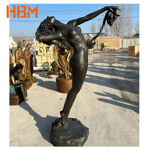 Statue en bronze moderne Art Déco Nouveau <span class=keywords><strong>de</strong></span> danseuse <span class=keywords><strong>de</strong></span> la vigne Frishmuth pour jardin, cadeau, décoration <span class=keywords><strong>de</strong></span> villa et <span class=keywords><strong>de</strong></span> maison - Product Image 5