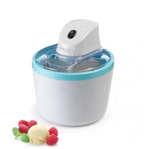Machine à glaces automatique classique de 1,2 L, bleu ciel, pour la fabrication de glaces molles à domicile - Product Image 1