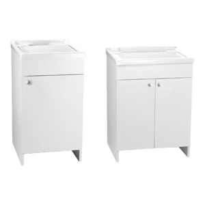 Mobiletto Lavello da Cucina Serie PANDA a 2 Ante, D.50 X L.60 cm - Product Image 1