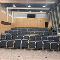 Fauteuils pliables au design moderne pour auditoires Salle de conférence Chaises auditorium avec table d'écriture