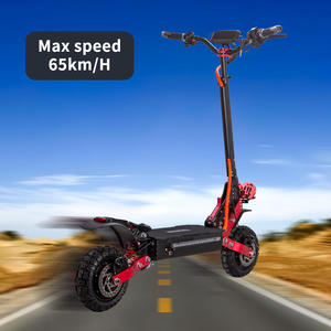 Patinete Eléctrico Todoterreno para Adultos desde Almacén en EE. UU. con Llantas de 11", E-Scooter de Alta Resistencia con Doble Suspensión - Product Image 4