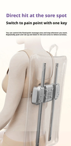 Cuscino Massaggiante Riscaldato per Auto, Casa e Ufficio, Supporto Ergonomico Ultra-Sottile per Schiena e Vita, Tappetino Massaggiante Senza Fili per Ampi Aree - Product Image 3
