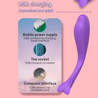 Vibrateur de culotte connecté pour femme, stimulateur clitoridien et point G en forme de C invisible, en silicone médical, jouet sexuel pour couples