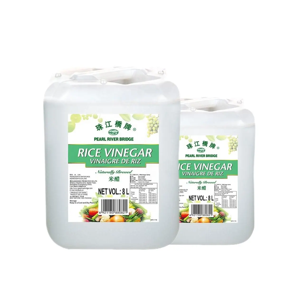 Venta al por mayor Natural chino hornear vinagre blanco destilado 8L vinagre de arroz