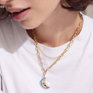 Collar con Colgante Abrible de Oro 18k, Caja de Fotos Retro Personalizada con Charms que Conservan <span class=keywords><strong>el</strong></span> Color, para Mujer y Niña, Regalo - Product Image 2