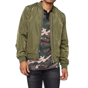 Blouson Bomber OEM Style Décontracté Écologique Coupe-Vent Chaud Col Montant Hiver Traitement Teint Respirant Fermeture Éclair Service OEM - Product Image 3
