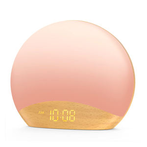 HiFiD Produits Tendances 2026 Nouveautés <span class=keywords><strong>Réveil</strong></span> Naturel Simulant l'Aube Horloge <span class=keywords><strong>Réveil</strong></span> Machine à Bruit Blanc pour le Sommeil en Bois - Product Image 1