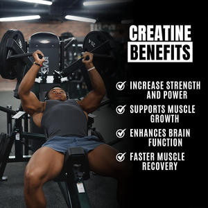 Capsules de créatine monohydratée pure pour adultes en marque privée pour une récupération musculaire plus rapide, force, puissance, aliment santé naturel faible en glucides - Product Image 2