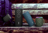 Enceinte Bluetooth personnalisée avec logo, étanche IPX7, TWS RGB, double stéréo 10W, TF AUX, appels mains libres, pour extérieur, cadeau