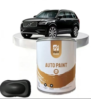 Cat Dasar Epoxy Hitam Solid Otomotif Dua Komponen Lapisan Cair Anti-Korosi Anti-Karat Anti Sinar UV Semprot untuk Mobil