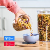 Design moderne Boîte de rangement pour réfrigérateur de cuisine Matériau PET pour fruits, légumes, produits secs, céréales, aliments frais